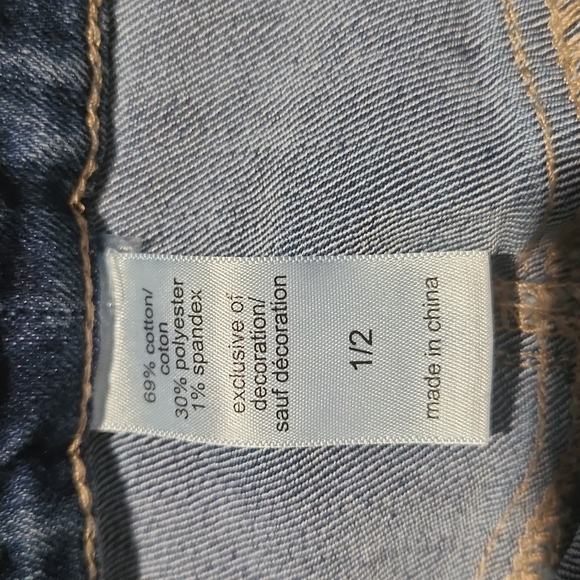 Maurices Button Up Blue Denim Jean Mini Skirt Size 1 or Size 2 MauriceSkirt01 - Picture 4 of 4